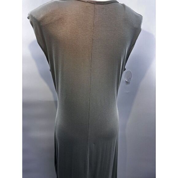 Forever Rose Sleeveless Maxi Dress - Size XL Light grayish sage - Picture 4 of 14